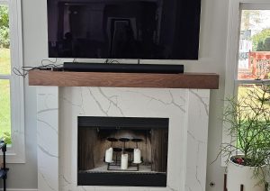 Walnut Mantel